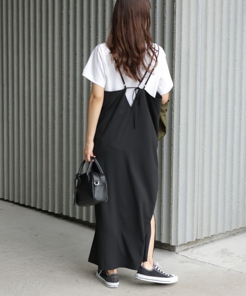 CIAOPANIC TYPY 「CIAOPANIC TYPY」 キャミソールワンピース ONE SIZE ブラック レディース - 画像 (8)