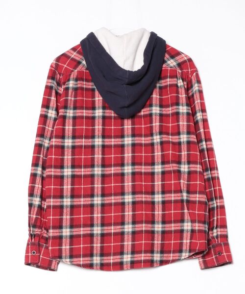 atmos 「atmos」 チェック柄長袖シャツ L レッド メンズ - 画像 (2)