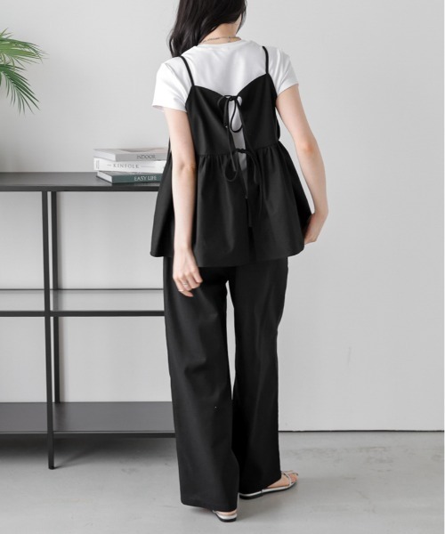 La-gemme 「La-gemme」 セットアップ M ナチュラル レディース - 画像 (4)