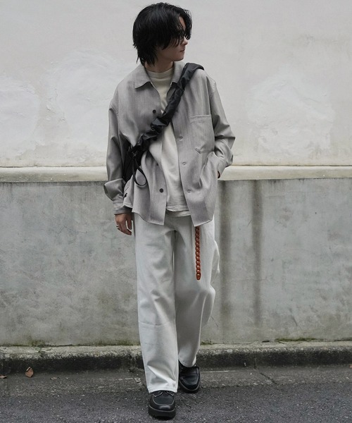 WYM LIDNM 「WYM LIDNM」 長袖シャツ L ヘザーグレー メンズ - 画像 (3)