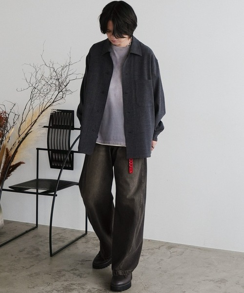 WYM LIDNM 「WYM LIDNM」 長袖シャツ L ヘザーグレー メンズ - 画像 (5)