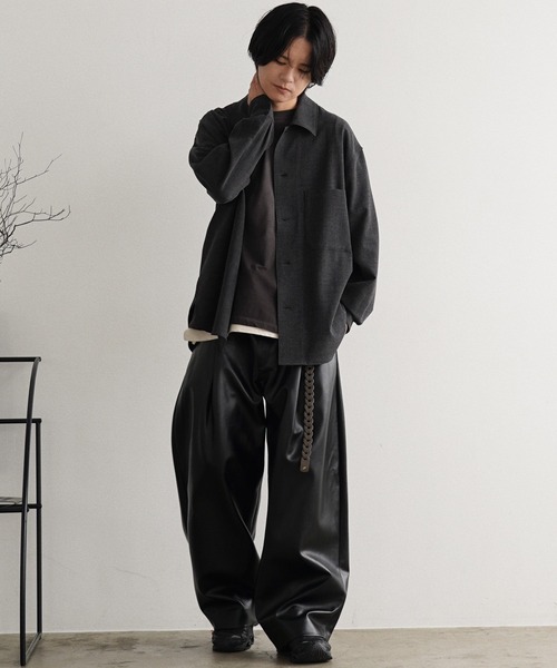 WYM LIDNM 「WYM LIDNM」 長袖シャツ L ヘザーグレー メンズ - 画像 (6)