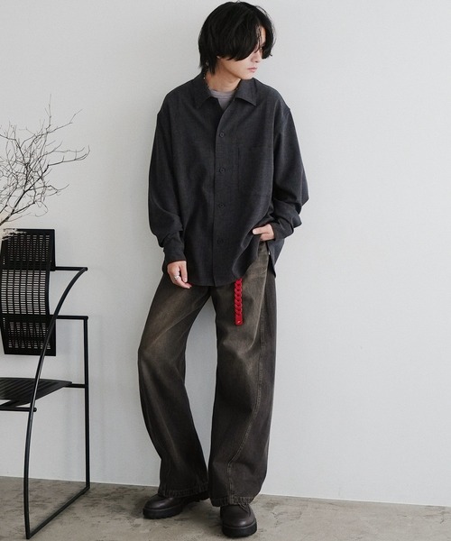 WYM LIDNM 「WYM LIDNM」 長袖シャツ L ヘザーグレー メンズ - 画像 (7)