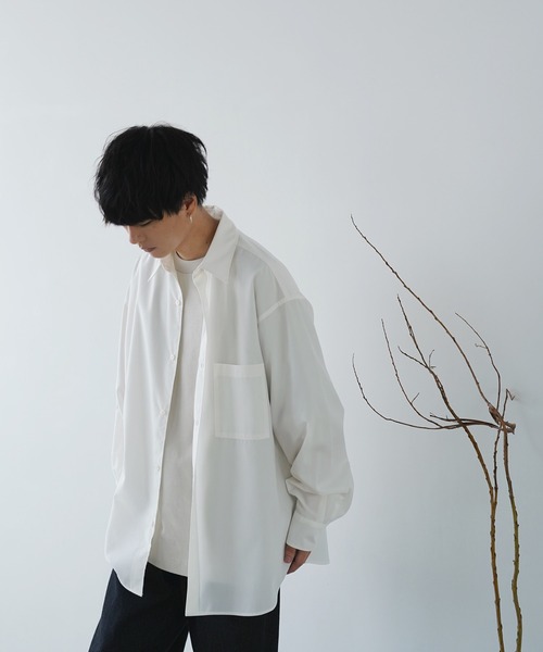 WYM LIDNM 「WYM LIDNM」 長袖シャツ L ホワイト メンズ - 画像 (2)