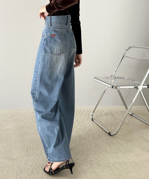 classicalelf 「classicalelf」 加工デニムパンツ MEDIUM ワンウォッシュ レディース - 画像 (6)