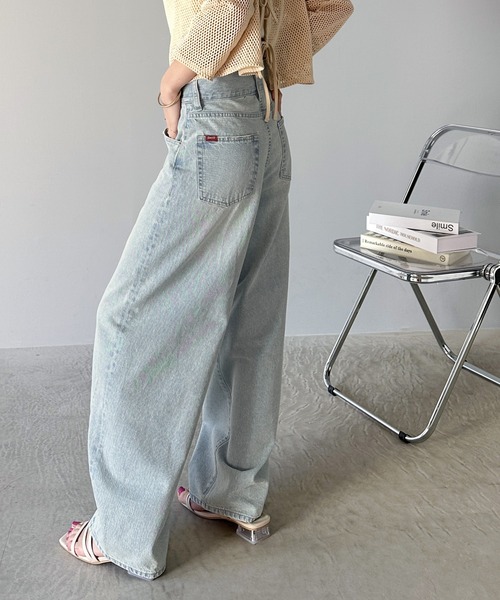 classicalelf 「classicalelf」 加工デニムパンツ MEDIUM ワンウォッシュ レディース - 画像 (7)