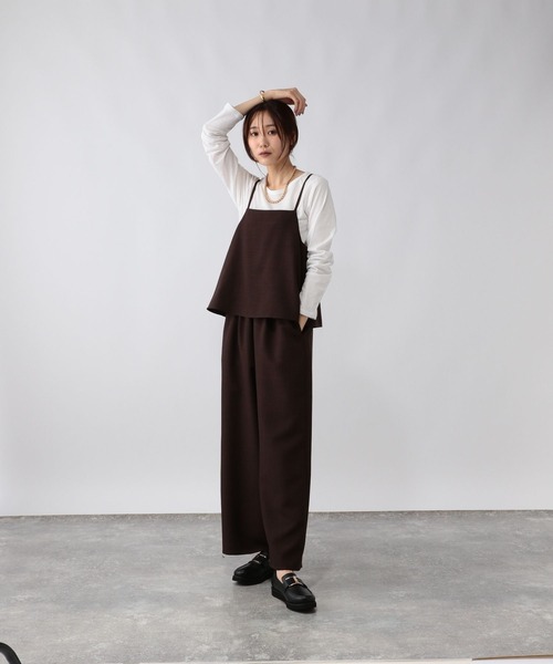 GLOBAL WORK サロペット オーバーオール サロペット*長袖Tシャツセット/589280 レディース - 画像 (4)