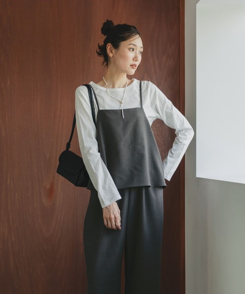 GLOBAL WORK サロペット オーバーオール サロペット*長袖Tシャツセット/589280 レディース