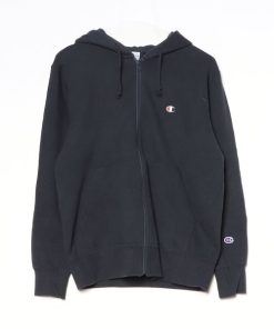 Champion 「Champion」 ジップアップパーカー MEDIUM ネイビー メンズ