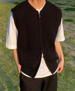 Ressaca 「Ressaca」 ニットベスト X-LARGE ブラック メンズ