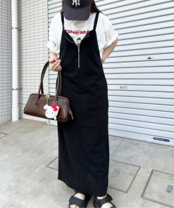 GeeRA 「GeeRA」 サロペットスカート X-LARGE ブラック レディース