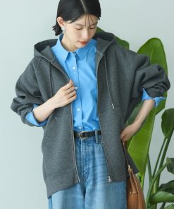 AMERICAN HOLIC パーカー ダンボールポンチZIPパーカー レディース