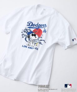 MLB tシャツ 「PEANUTS×MLB」オリジナルデザイン 和柄Ｔシャツ ドジャース ヤンキース カブス スーベニア メンズ レディース