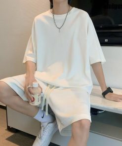 【値下げ】上下セット ワッフル生地 セットアップ メンズ ジャージ 上下 重ね着風 リラックスウェア 部屋着 ルームウェア 夏 スポーツウェア