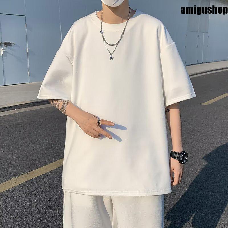 【値下げ】上下セット ワッフル生地 セットアップ メンズ ジャージ 上下 重ね着風 リラックスウェア 部屋着 ルームウェア 夏 スポーツウェア - 画像 (4)