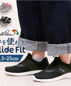 アーノルドパーマー スニーカー Arnold Palmer AL1203 通販 ゴム紐 脱ぎ履きしやすい靴 レディース 運動靴 通勤 通学 軽量 軽い 履きやすい Slide Fit