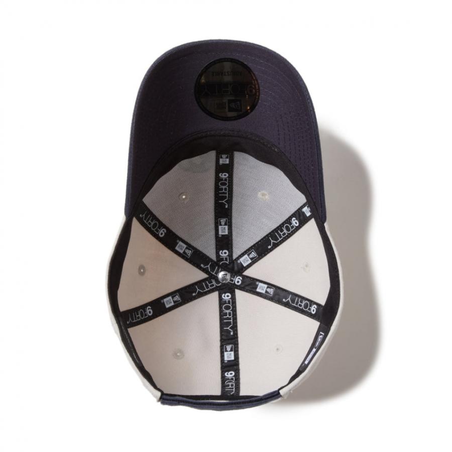 NEW ERA ニューエラ レディース キャップ 9FORTY CALNAMUR カルナムール ストーン ネイビーバイザー 14349029 STO 帽子 - 画像 (4)