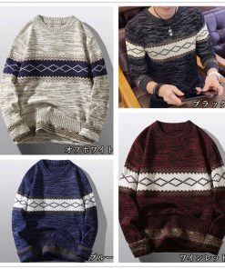 ニット セーター メンズ トップス 長袖 カットソー プルオーバー ニットソー 大きいサイズ カジュアル 着痩せ 上品 オフィス 通勤 通学 秋服 冬服 送料無料