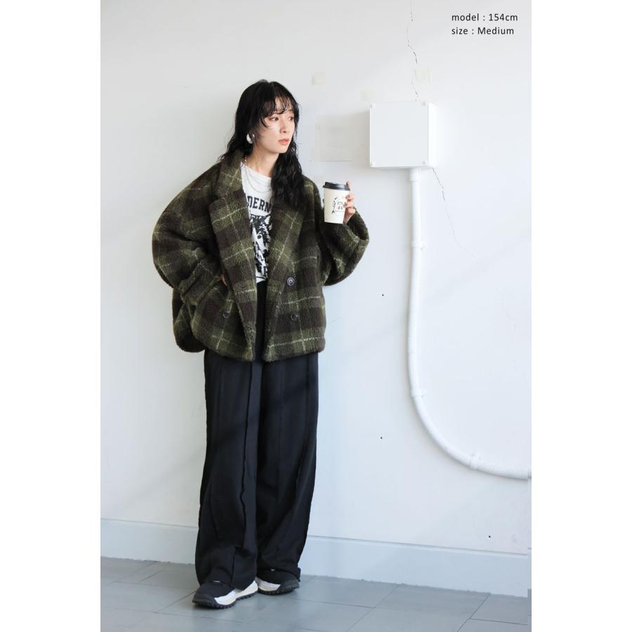 antiqua 裏毛 ワイドパンツ レディース ロング アウトシーム 送料無料・メール便不可 - 画像 (6)