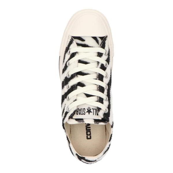 CONVERSE converse コンバース ALL STAR ZEBRAFUR OX レディーススニーカー アニマル柄 オールスターゼブラファーOX 1SD754 - 画像 (4)