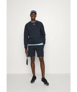 UNDER ARMOUR アンダーアーマー パーカー・スウェットシャツ メンズ アウター RIVAL CREW - Sweatshirt black/white