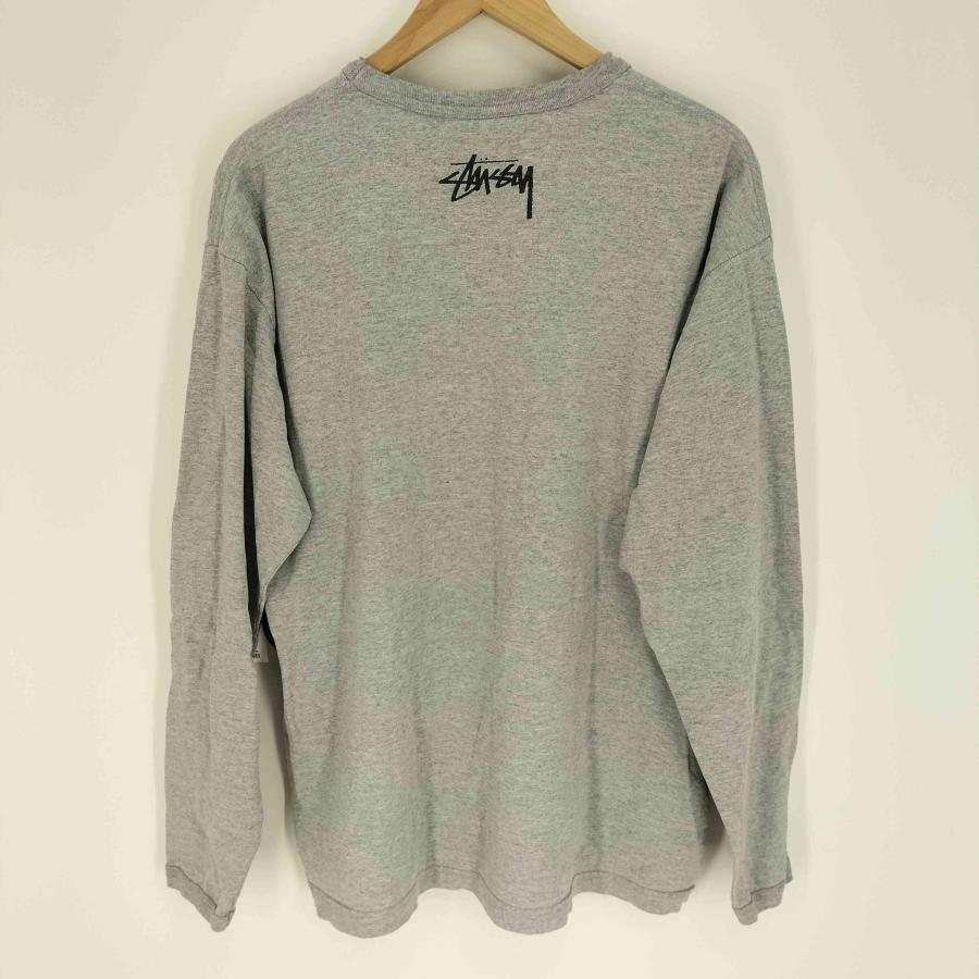 STUSSY Stussy(ステューシー) ボーンスカル サングラス ロゴ L/S Tシャツ メンズ import:L 中古 古着 1008