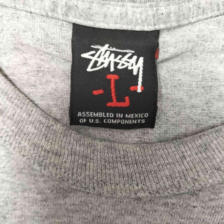 STUSSY Stussy(ステューシー) ボーンスカル サングラス ロゴ L/S Tシャツ メンズ import:L 中古 古着 1008 - 画像 (5)