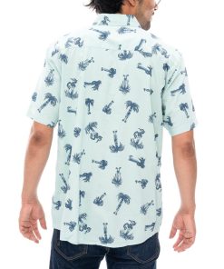 RVCA 【27日-5日はボーナスストア+10％】OUTLET 送料無料 【公式】2024 ルーカ メンズ POMMIER PALMS SS 半袖シャツ BN4 2024年秋冬モデル 全1色