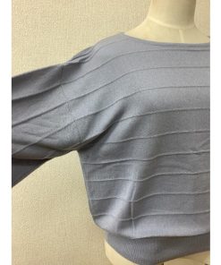 AG by aquagirl アクアガール (aquagirl)　タグ付き未使用 ブルーグレーニット サイズM