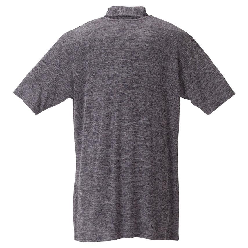 カーディガンと半袖Tシャツセッ ト アンサンブル ストレッチ素材 で動きやすさも抜群 3L 4L 5L 6 L グレー - 画像 (2)