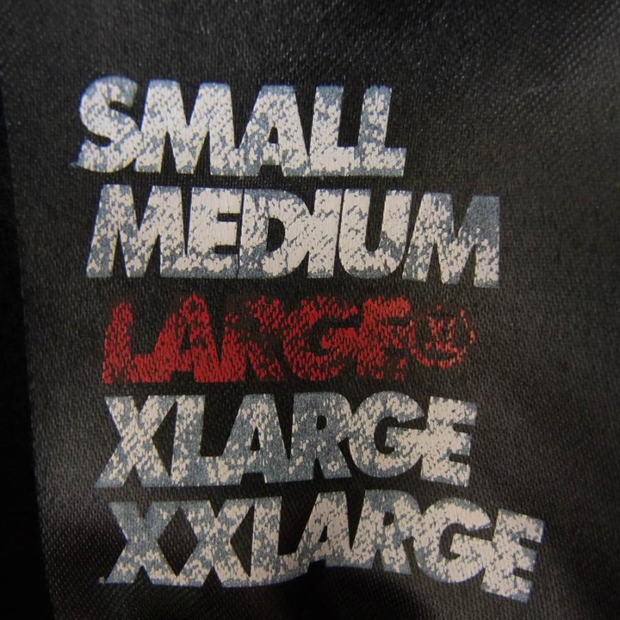 エクストララージ XLARGE 90s フルジップ プリント パーカー ブラック系 L【中古】 - 画像 (3)