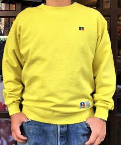 Russell Athletic RUSSELL ATHLETIC ラッセルアスレチック Bookstore Sweat Crew Neck Shirt RC-1015 アメカジ メンズ 長袖 CREW SWEAT 丸首 トレーナー PEAR ペアー 後染め