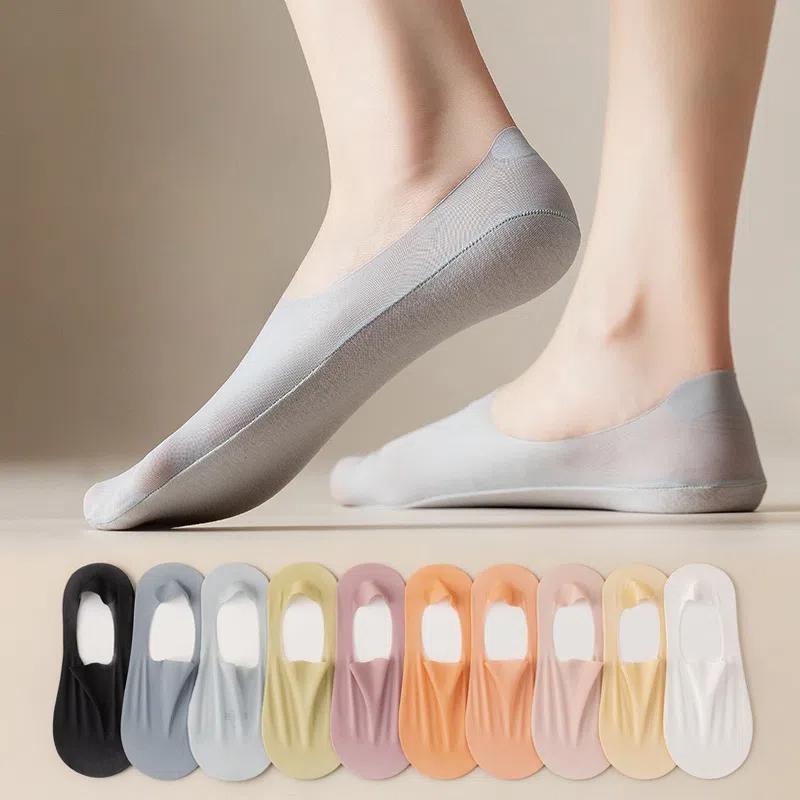 靴下 レディース 夏 セット まとめ買い 薄手 パンプス フットカバー パンプス用靴下 レディース靴下 脱げない サンダル靴下 - 画像 (3)