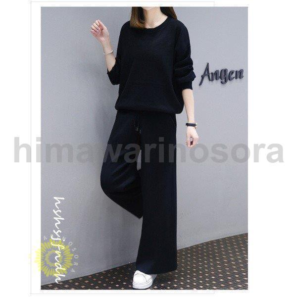 スウェット 上下 セットアップ レディース おしゃれ ジャージ ゆったり かわいい 上下セット ルームウェア パンツ リラックス パジャマ スポーツ - 画像 (4)