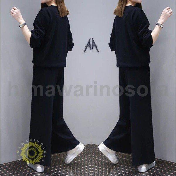 スウェット 上下 セットアップ レディース おしゃれ ジャージ ゆったり かわいい 上下セット ルームウェア パンツ リラックス パジャマ スポーツ - 画像 (8)