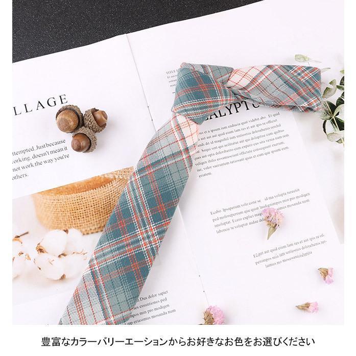 【】ネクタイ メンズ レディース 男女兼用 制服 ネクタイ 学生 男性用 女性用 カジュアル 大人 チェック柄 秋冬 おしゃれ ギフト 格子柄 - 画像 (3)