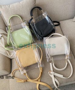 2wayクリアバッグ 透明 ショルダーバッグ レディース  実用的 斜めがけ バッグ プレゼント ハンドバッグ 誕生日 通勤バッグ 軽い 小さめ 軽量 大人 上品