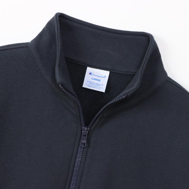 CHAMPION チャンピオン HALF ZIP SWEATSHIRT ネイビー XL C3-B020 370 |ファッション メンズファッション レディース ユニセックス トレーナー スウェット - 画像 (3)