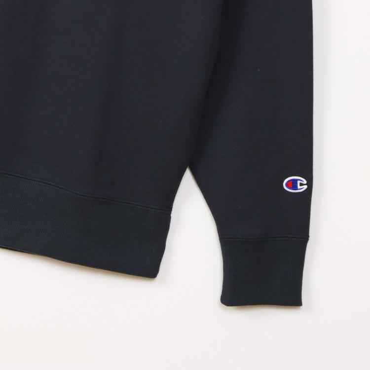 CHAMPION チャンピオン HALF ZIP SWEATSHIRT ネイビー XL C3-B020 370 |ファッション メンズファッション レディース ユニセックス トレーナー スウェット - 画像 (4)