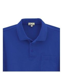 4532484525671 CAROL 206 ハンソデポロシヤツ 色：ブルー サイズ：EL