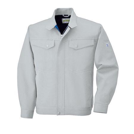 4930269145098 ECO WORLD 2646 ナガソデジヤケツト 色:シルバーグレーXブルー サイズ:4L