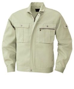 4532484337076 Early Bird 856 ナガソデジヤケツト 色：アイボリー サイズ：4L