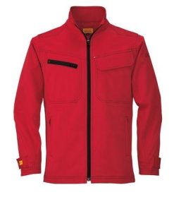 4930269213858 SMART WORK WEAR SW108 レディースフィールドジャケット 色：ラストルージュ サイズ：4L