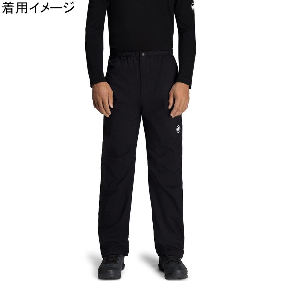 MAMMUT マムート マサオ ライト レイン スーツ アジアンフィット 1010-31350 0052 ブラック/ブラック メンズ レインジャケット レインパンツ 上下セット - 画像 (3)