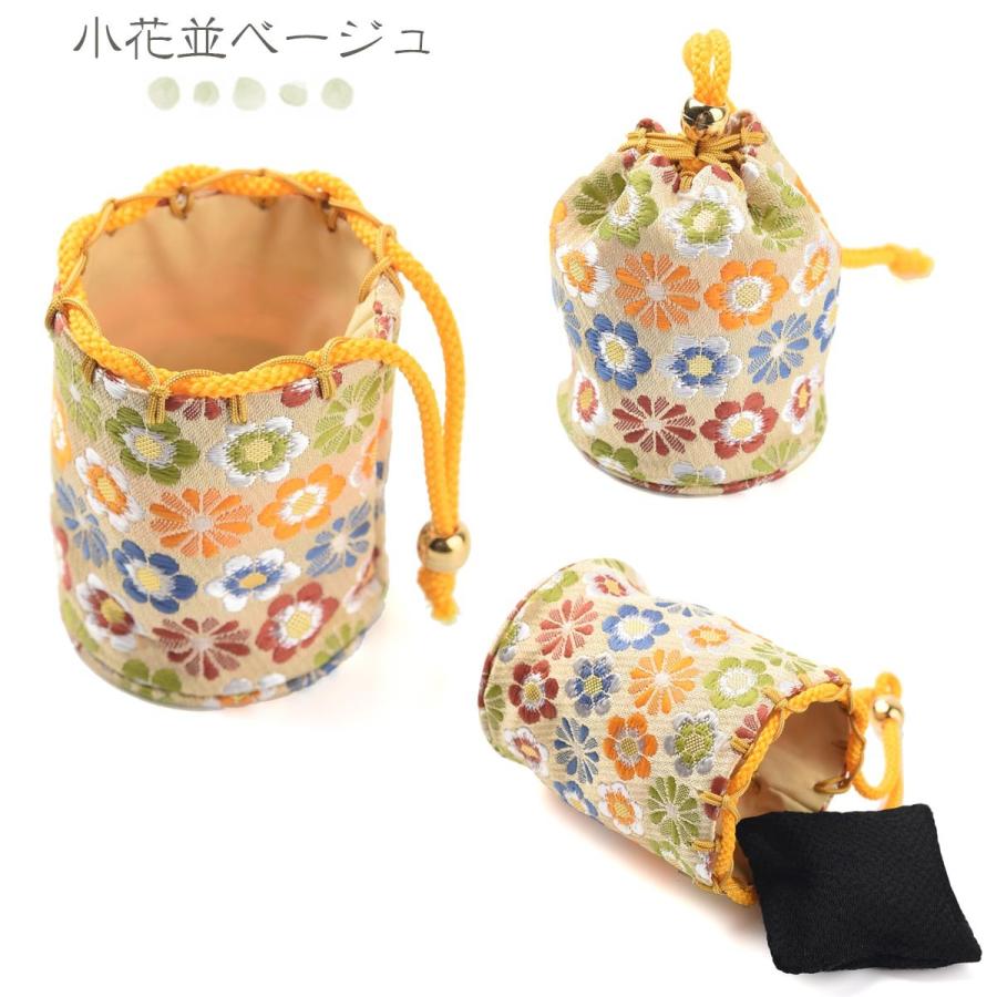 EsuonHappiness おしゃれ 巾着 袋 ミニ かわいい 男性 男性用 女性 女性用 選べる 8種類 ポーチバッグ 西陣織 金襴 収納袋 日本製 京都 - 画像 (8)