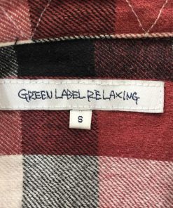 green label relaxing 2311F-153 メンズ GREEN LABEL RELAXING グリーンレーベルリラクシング レッド シャツ S 【送料一律！800円】