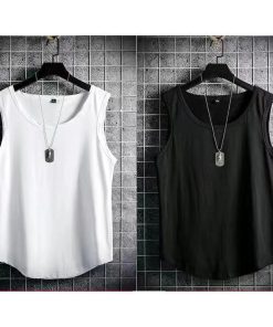 お徳用 2枚セット タンクトップ メンズ 肌着 ノースリーブ Tシャツ スウェット インナー 薄手 ゆったり 無地 おしゃれ 軽量 部屋着 スポーツ