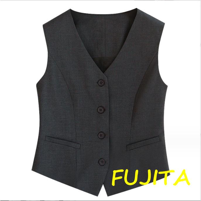 事務服ベストスーツ上下セットベストスカートスーツパンツスーツセット秋春大きいサイズフォーマル制服オフィス用ビジネス - 画像 (2)