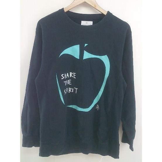 ◇ Palm Graphics for BEAMS スウェット 長袖 トレーナー サイズ L ブラック マルチ メンズ