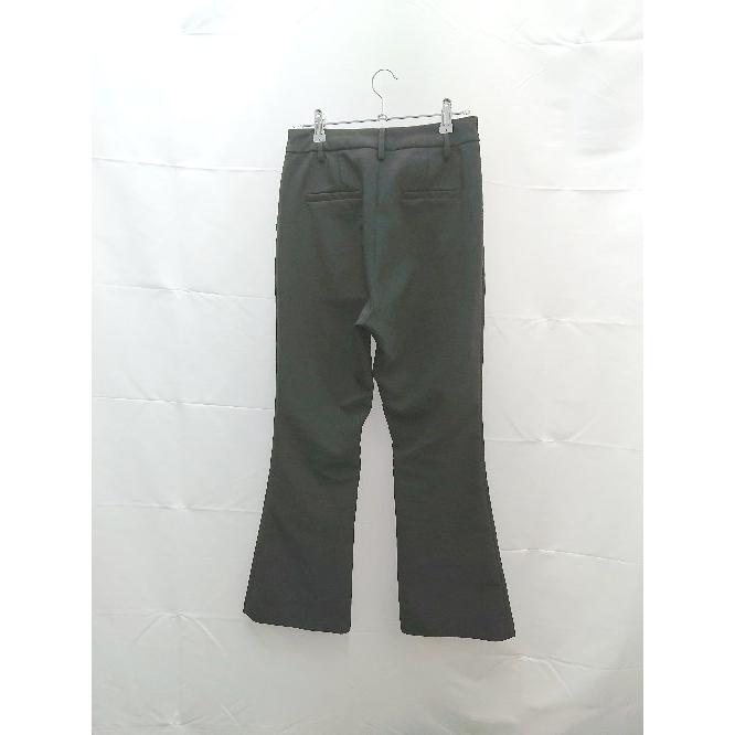 ◇ W.W.G きれいめ シンプル 無地 フォーマル ブーツカット スラックス パンツ フリーサイズ ブラック レディース E